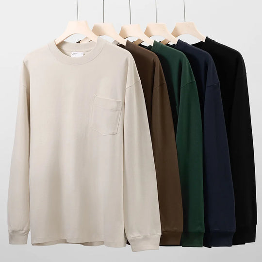 The Long Sleeve Pocket Tee