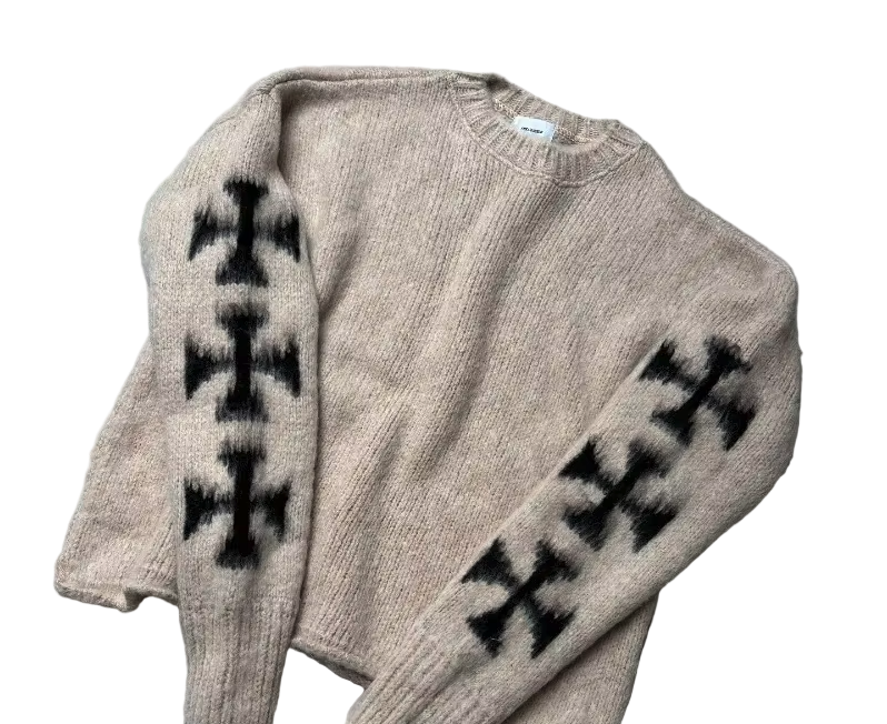 Cross Knit Sweater