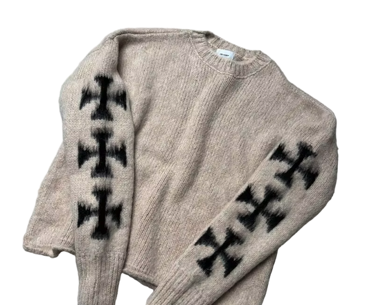 Cross Knit Sweater